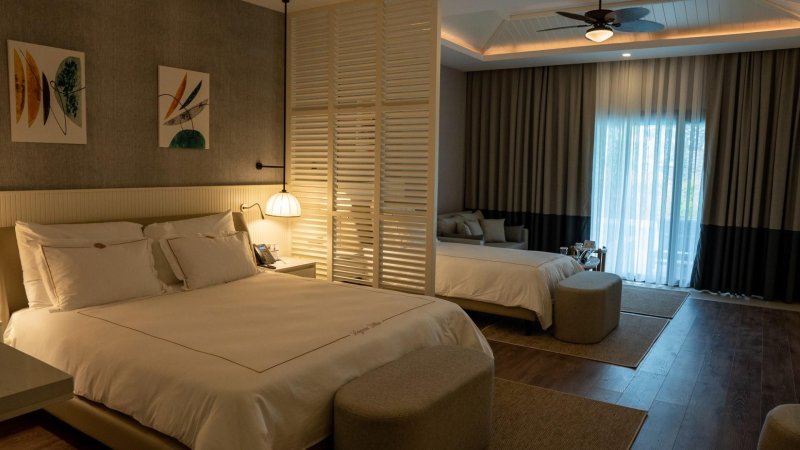 Kétágyas szoba Lagúnára néző