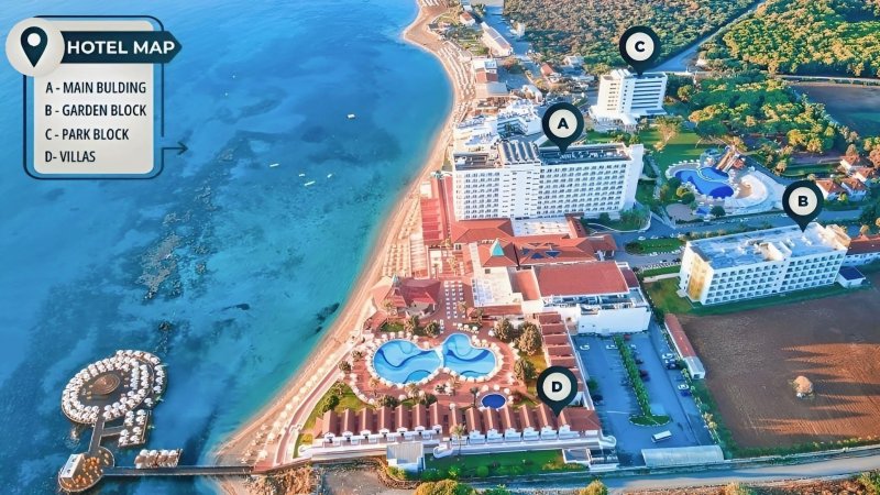 Észak-Ciprus utazás Salamis Bay Conti Resort