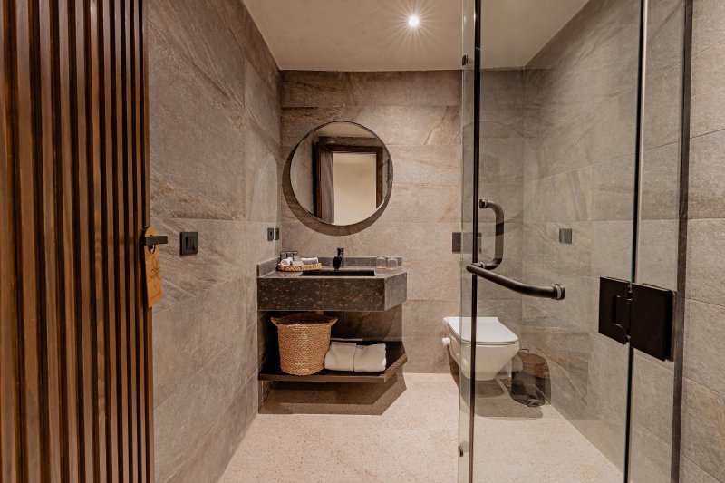 Kétágyas szoba - fürdőszoba