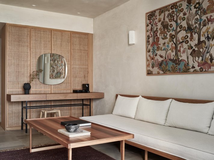 Deluxe lakosztály 60m2-es, tengerközeli - nappalival