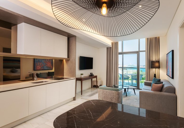 Tengerre néző lakosztály - pálmafa