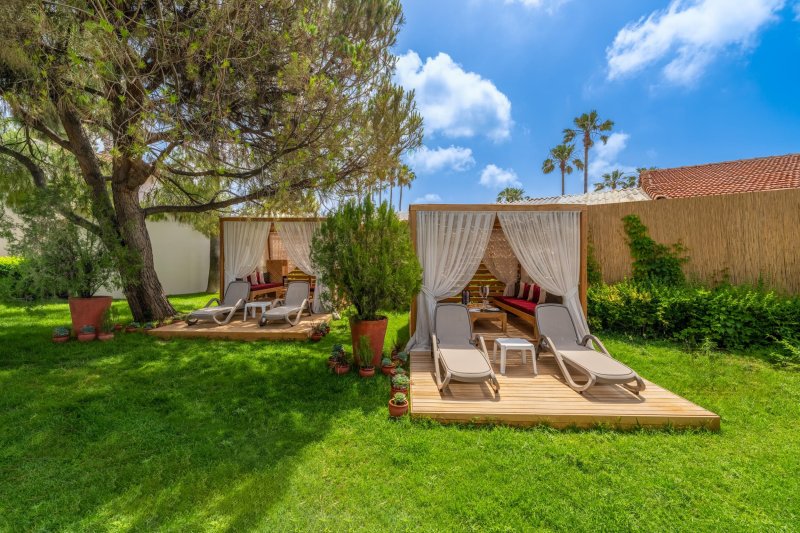 Trendy Palm Beach Side