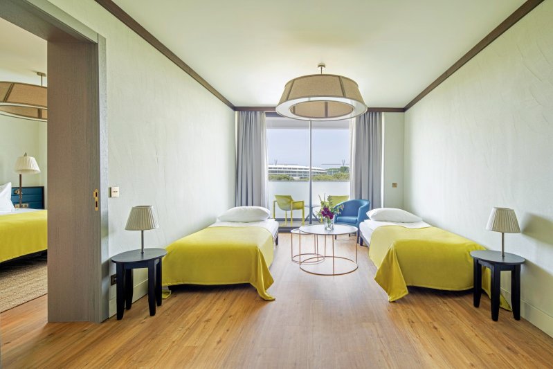 Családi szoba, 2 hálószobával, kertre néző kilátással