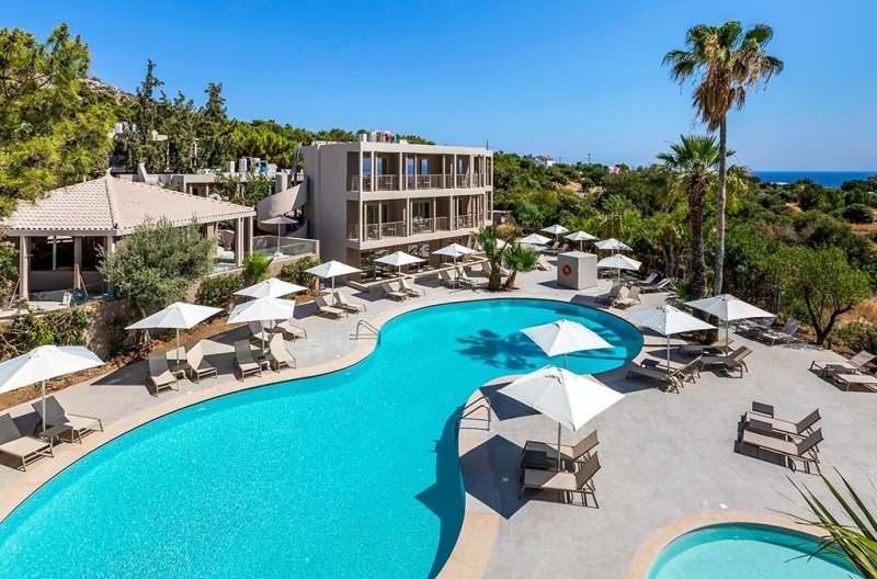 Rodosz Lindos utazás White Olive Premium Hotel Lindos