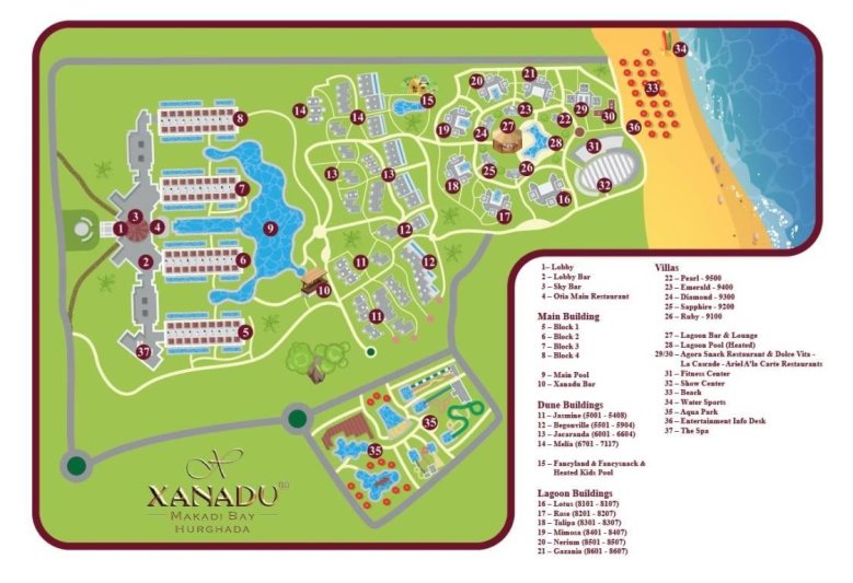 Hurghada utazás Xanadu Makadi Bay