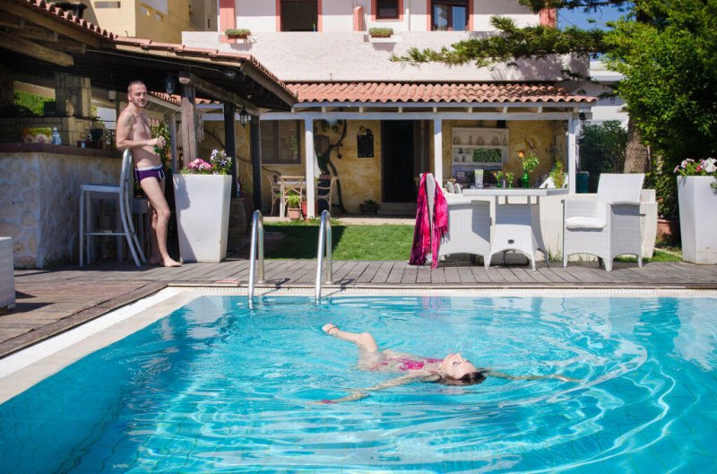 Kréta Amoudara utazás Georgias Garden