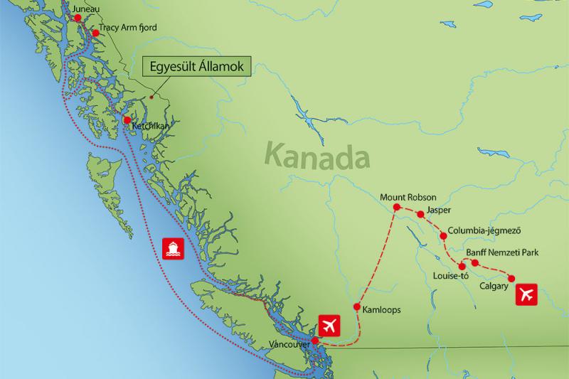 Nyugat-Kanada és Alaszka titkai