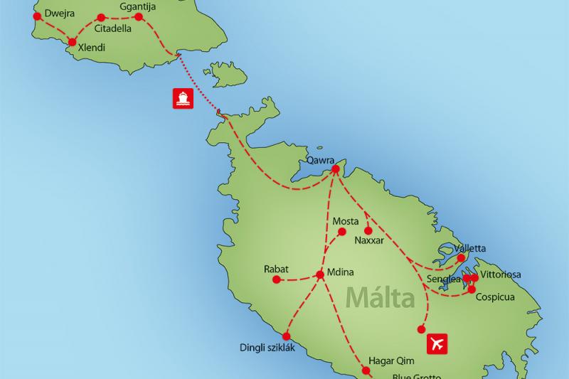 Csillagtúra a napsütötte Máltán