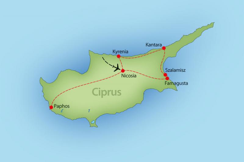 Ciprus - Csillagtúra a napfény és a szerelem szigetén