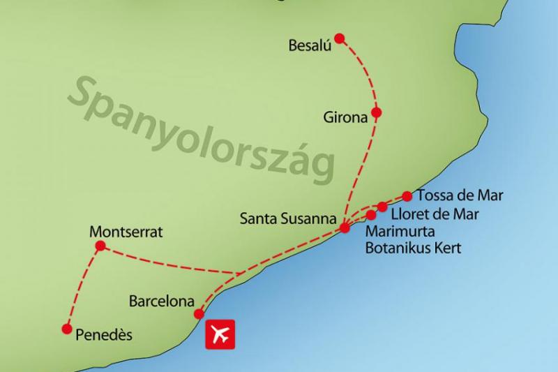 Katalónia és Costa De Brava körutazás