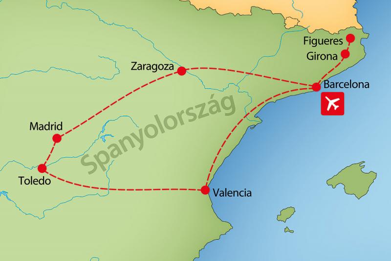Spanyol körutazás utazás Olé Espana Spanyol Körutazás 8 Nap 7 éj