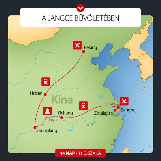 A Jangce Bűvöletében 14 Nap / 11 éj