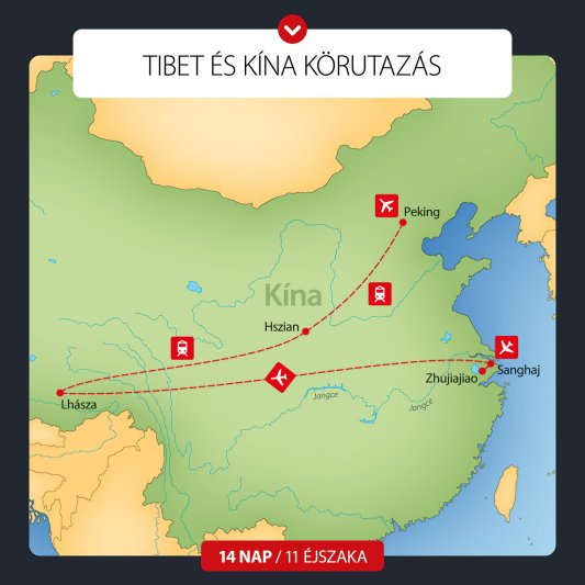 Tibet és Kína Körutazás 14 Nap / 11 éj