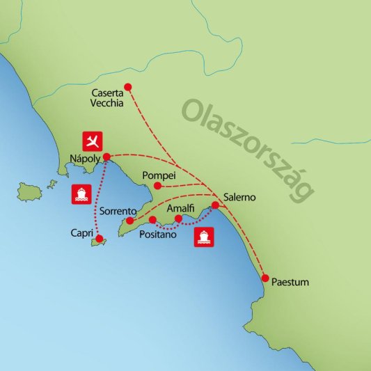 Amalfi Fenséges Partvidéke