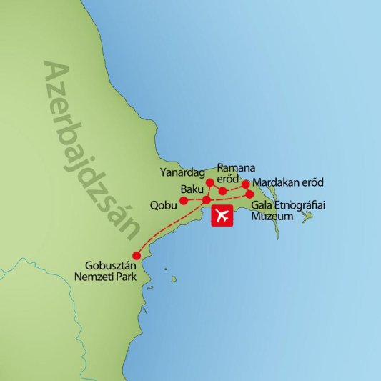 Azerbajdzsán városlátogatás