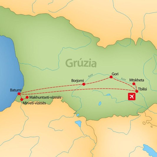 Grúzia körutazás