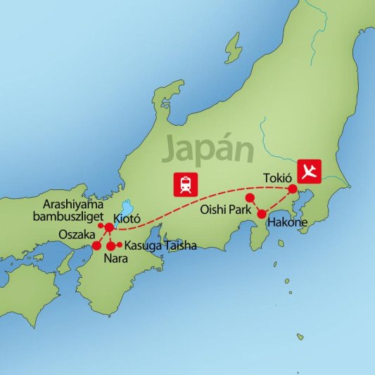 Japán körutazás