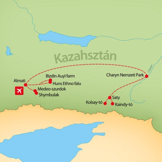 Kazahsztán Körutazás