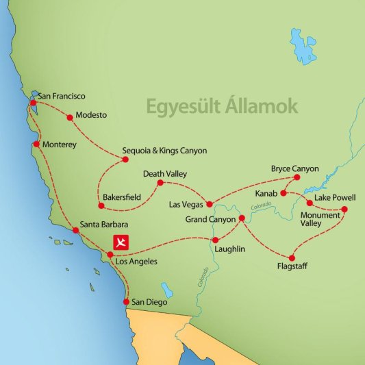 Körutazás a Nyugati Parton