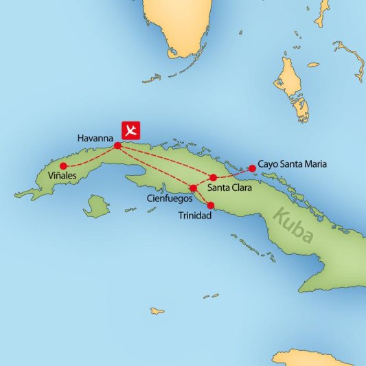 Körutazás és nyaralás Kubában