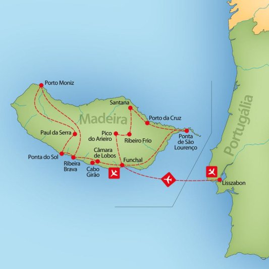 Lisszabon és Madeira Körutazás