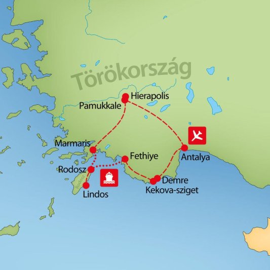 Lykiai Körutazás Rodosz érintésével