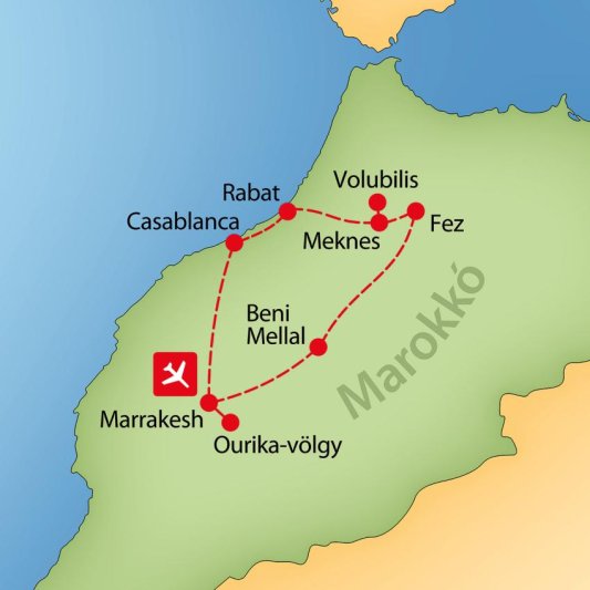 Marokkó körutazás