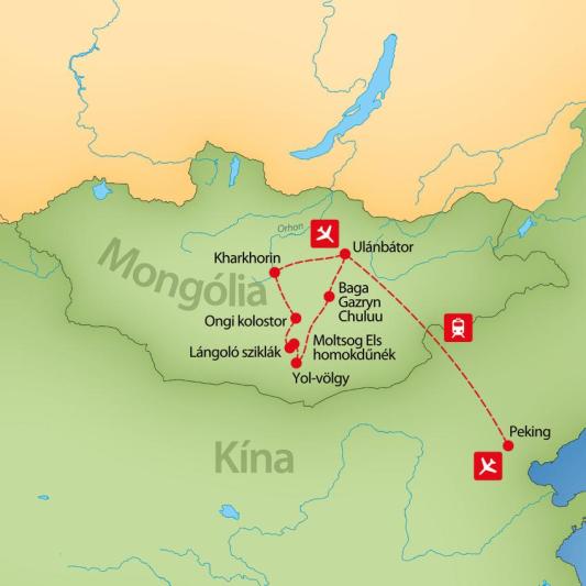 Mongólia és Peking Körutazás 