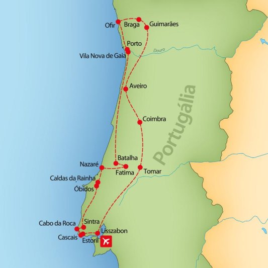 Portugália – Körutazás 8 Nap / 7 éj