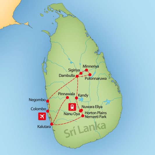 Srí Lanka körutazás