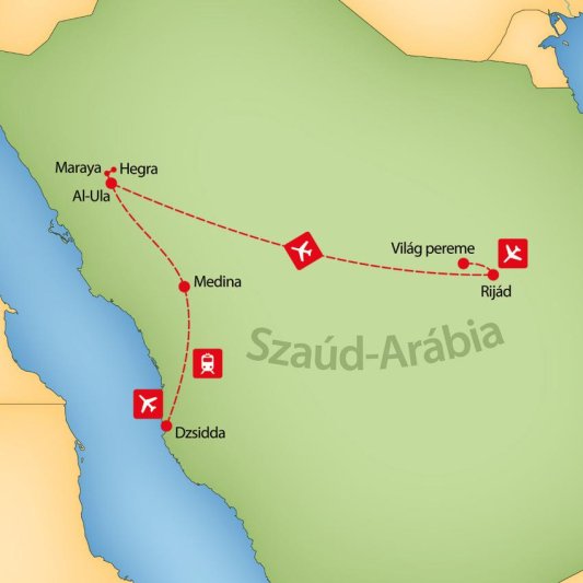 Szaúd-arábia körutazás