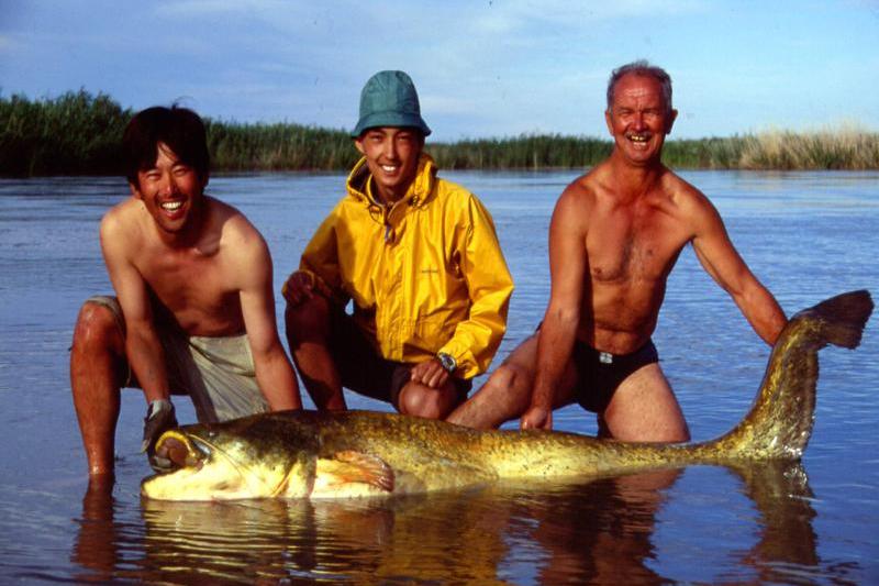 Horgászat Kazahsztánban, az Ili-folyó Deltájában