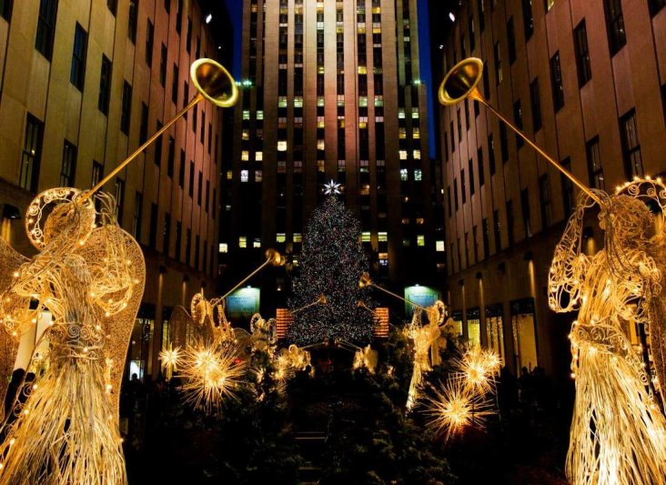 New York City - művészet és design ünnepi hangulatban