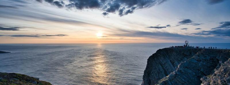 Nordkapp: Észak-Norvégia az éjféli nap fényében