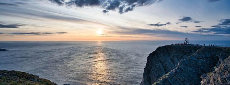 Nordkapp: Észak-Norvégia az éjféli nap fényében