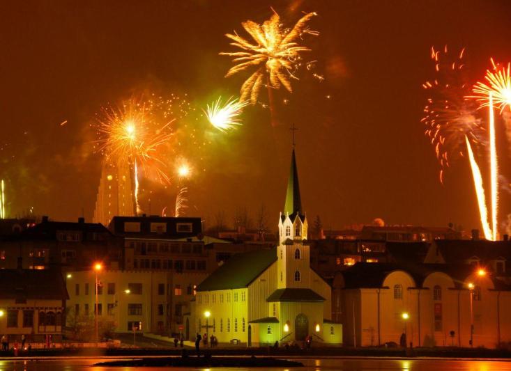 Szilveszter Izlandon