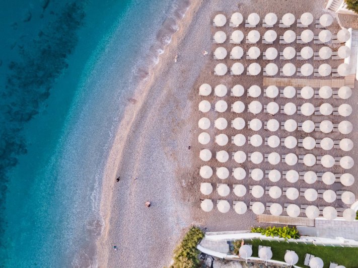 Rodosz Kolymbia utazás Blue Sea Island