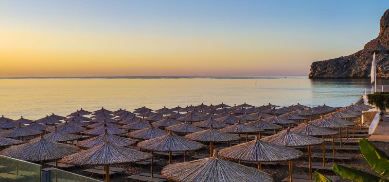 Rodosz Kolymbia utazás Blue Sea Island