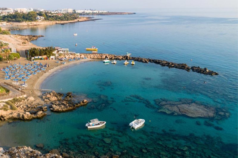 Cavo Maris Beach Dél-Ciprus Protaras