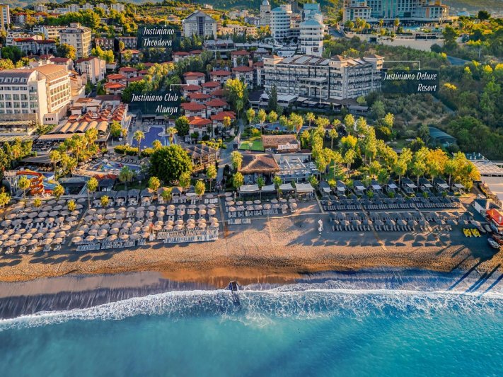 Alanya utazás Justiniano Deluxe Resort