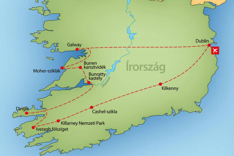 Írország Mesés Kincsei körutazás