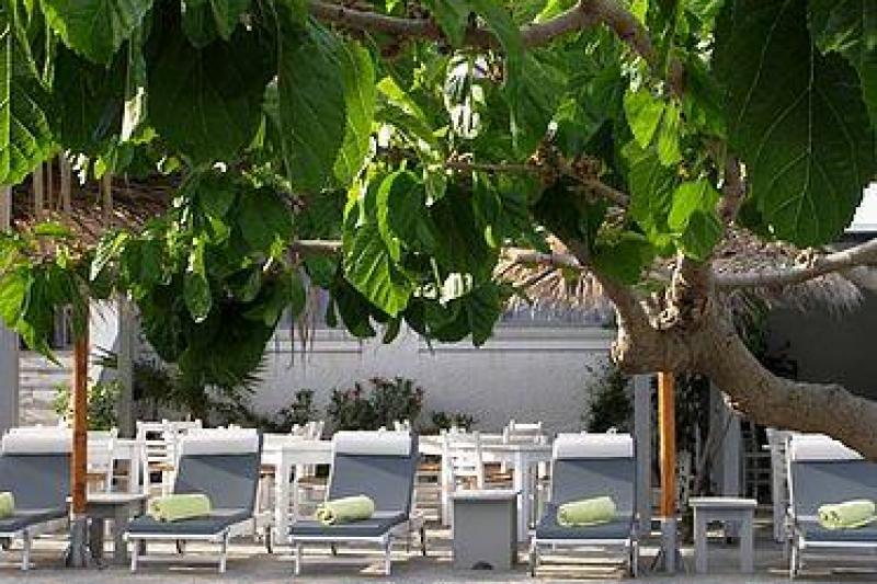 Szantorini Kamari utazás Alia Hotel