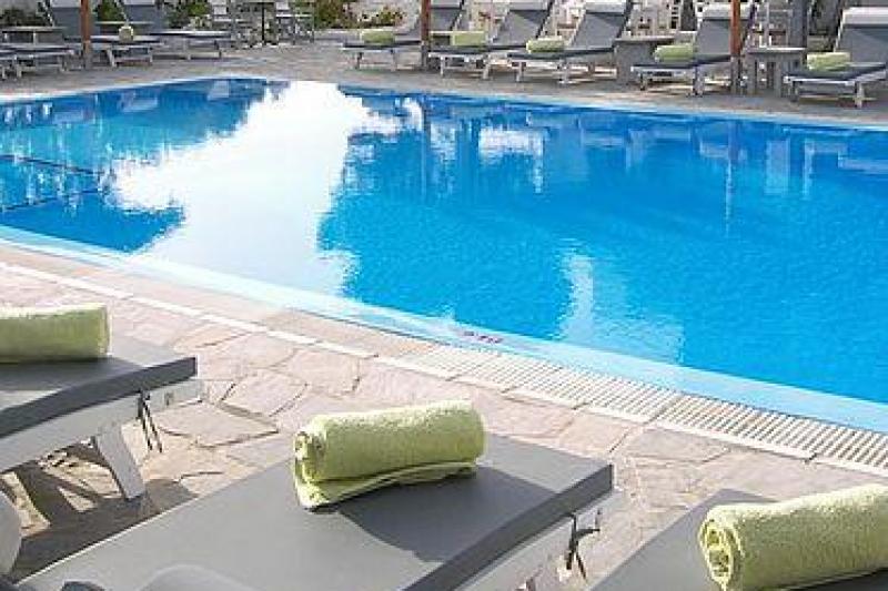 Szantorini Kamari utazás Alia Hotel