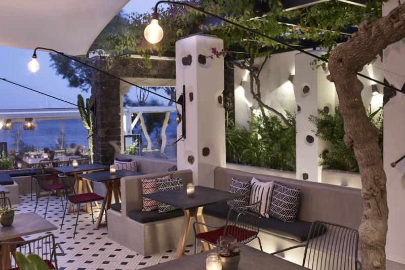 Szantorini Kamari utazás Afroditi Venus