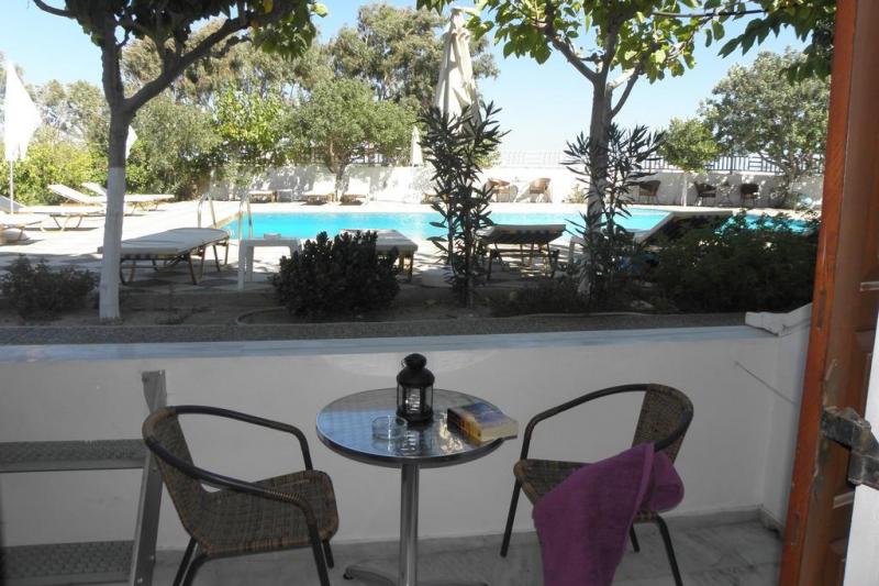 Szantorini Kamari utazás Areti Hotel