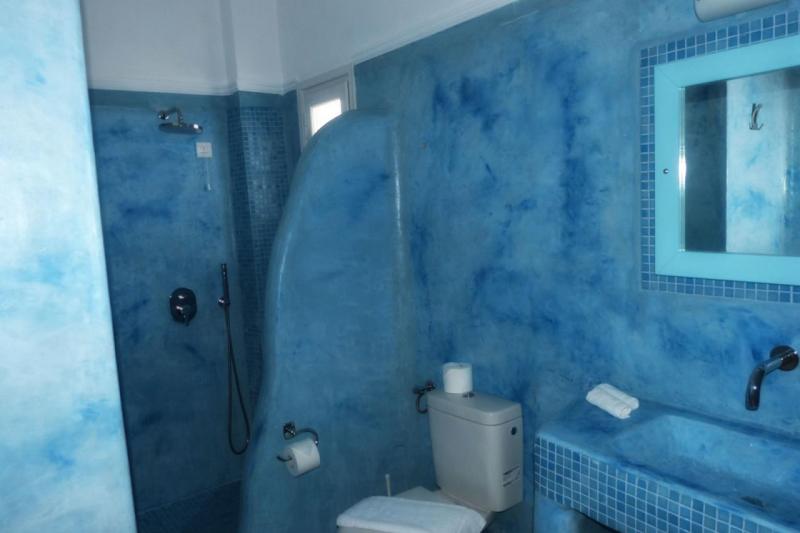 Szantorini Kamari utazás Black Sand Hotel