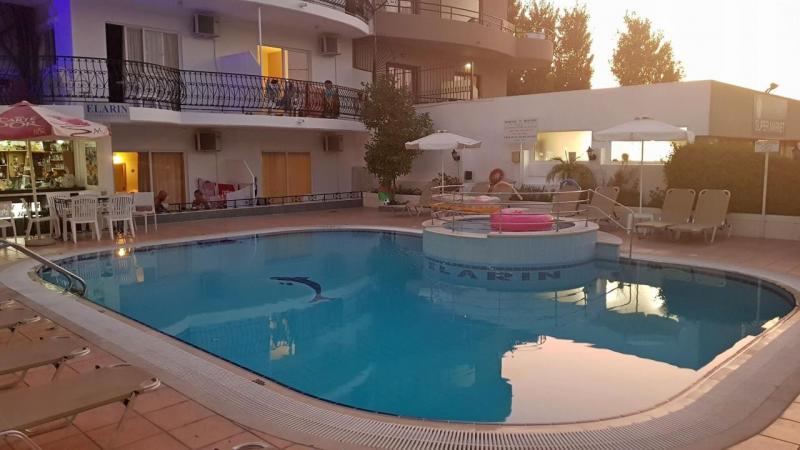 Rodosz Faliraki utazás Elarin Hotel