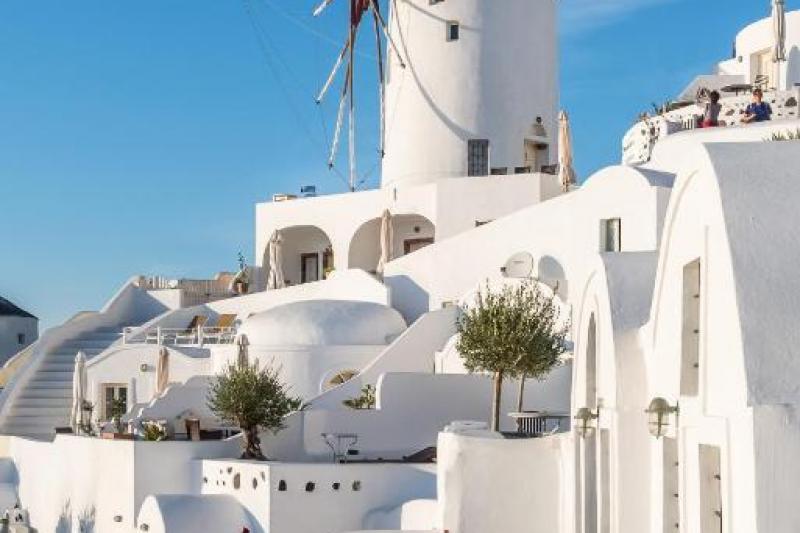 Szantorini Oia utazás Fanari Villas