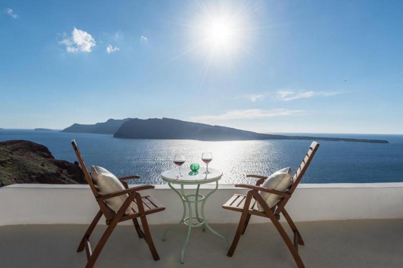 Szantorini Oia utazás Fanari Villas