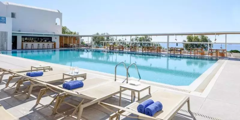 Kamari Beach Szantorini Kamari